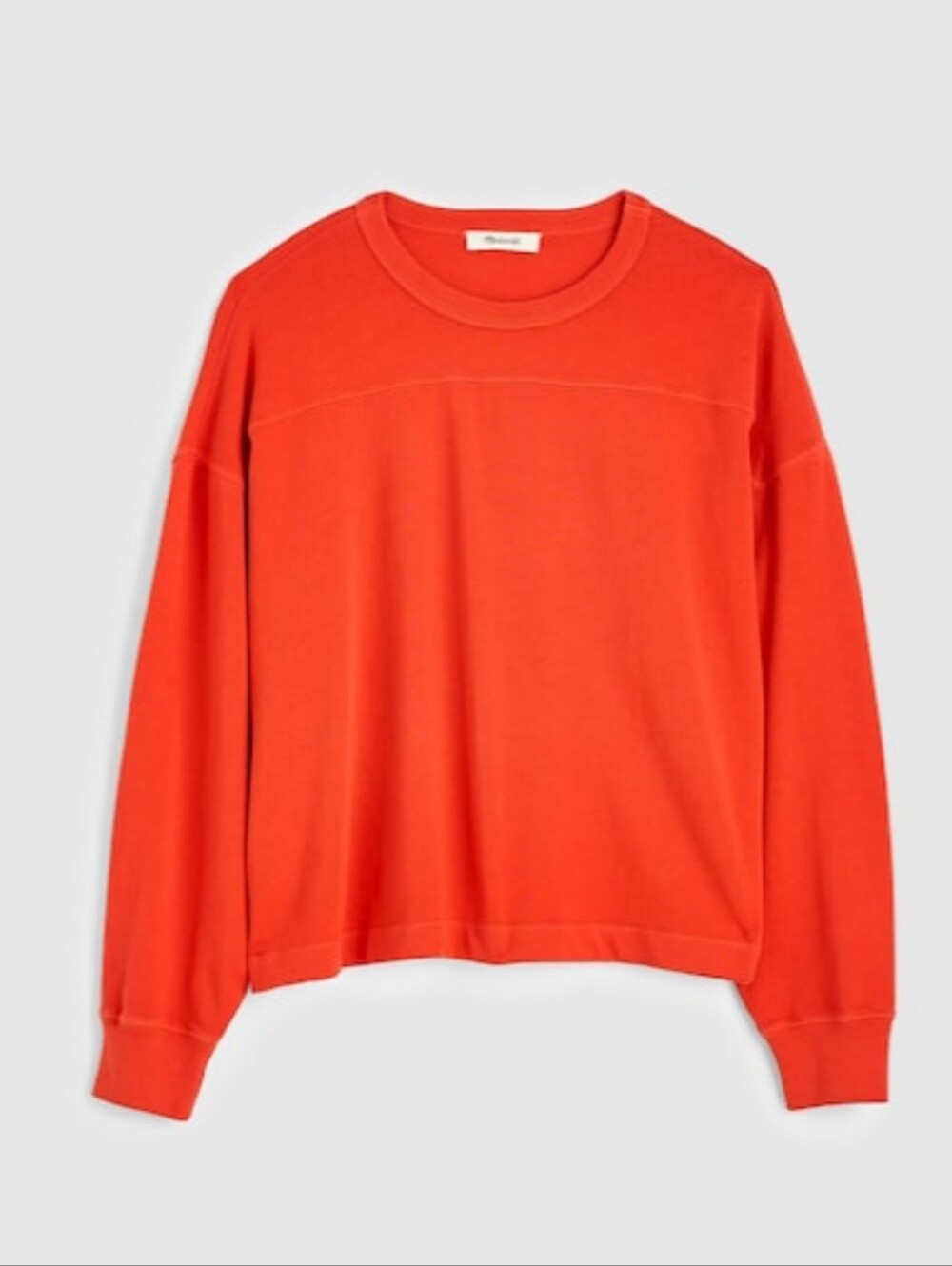 Madewell Long Sleeve Orange Tee S